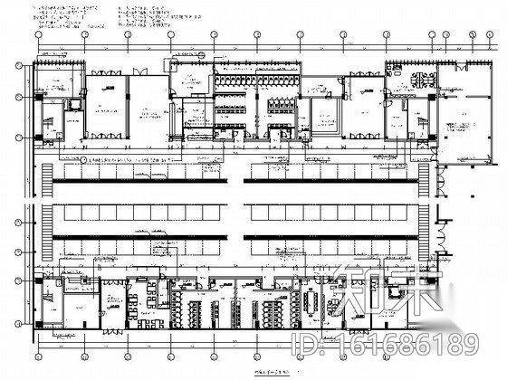 [青岛]国际博览中心标准展览馆装修图施工图下载【ID:161686189】