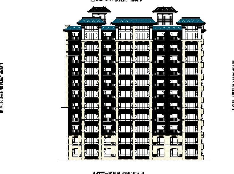 [宁夏]框剪结构多高层住宅及商业建筑施工图cad施工图下载【ID:149874187】