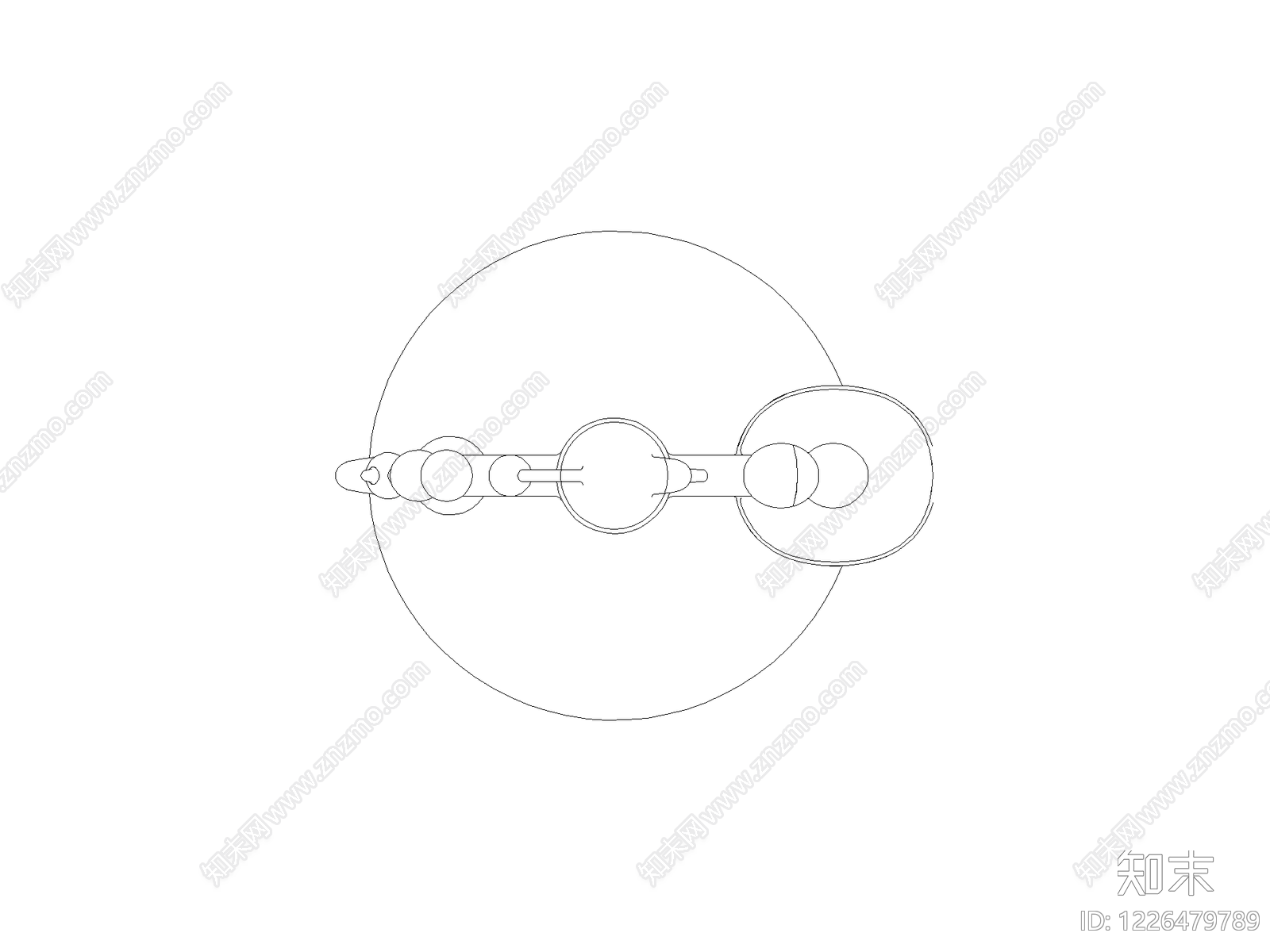 五金管件cad施工图下载【ID:1226479789】
