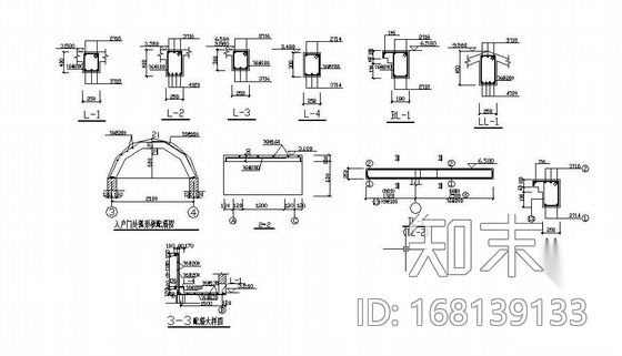 某两层砖混别墅结构图cad施工图下载【ID:168139133】