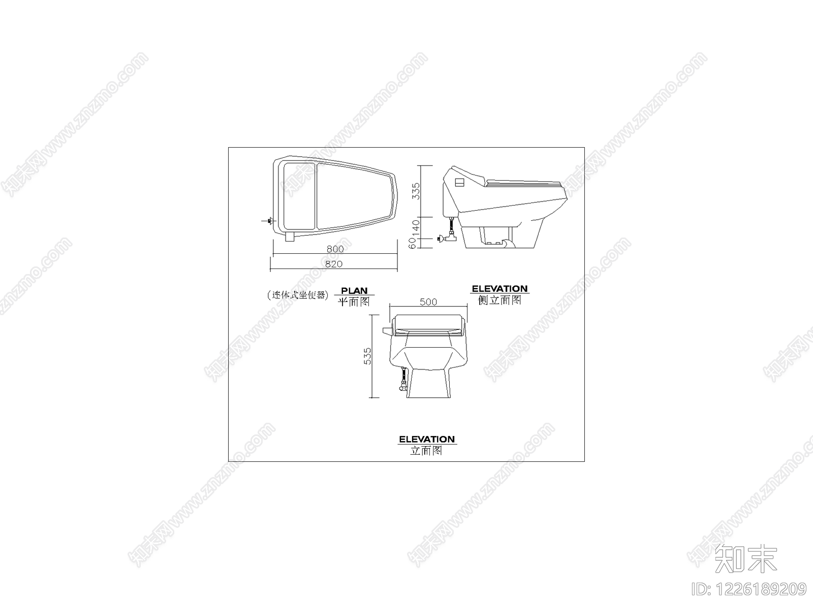 卫浴设施cad施工图下载【ID:1226189209】