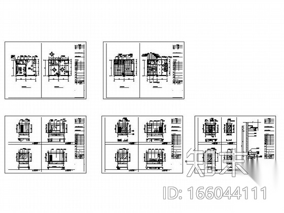 [深圳]某公安局特警支队值班室施工图施工图下载【ID:166044111】