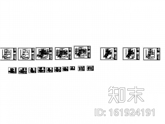 [南京]某三居室装修图cad施工图下载【ID:161924191】