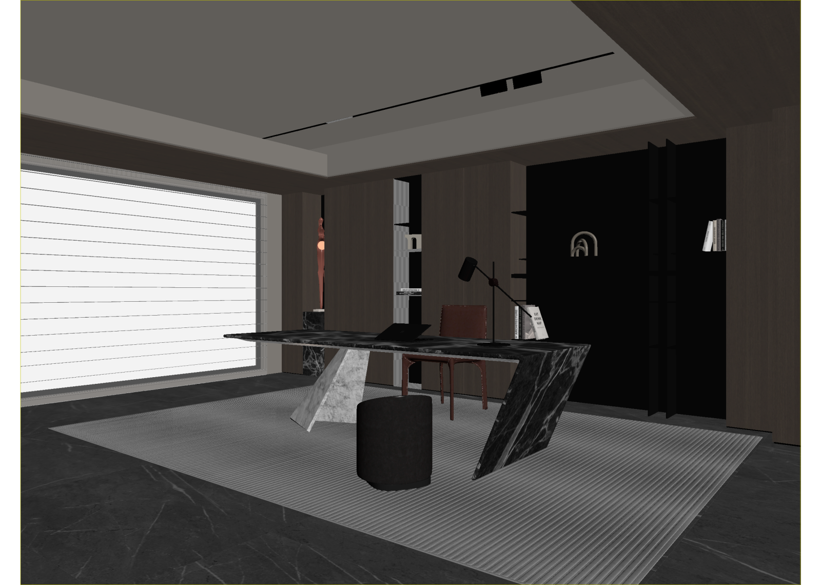 现代办公室3D模型下载【ID:1214791893】