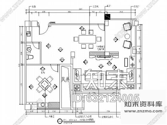 施工图安徽华丽梦幻夜总会KTV包厢室内装修施工图含效果cad施工图下载【ID:632124005】