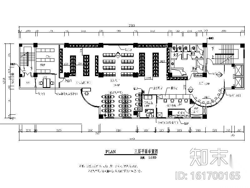 [河南]某证券营业厅内装饰图（含效果）cad施工图下载【ID:161700165】