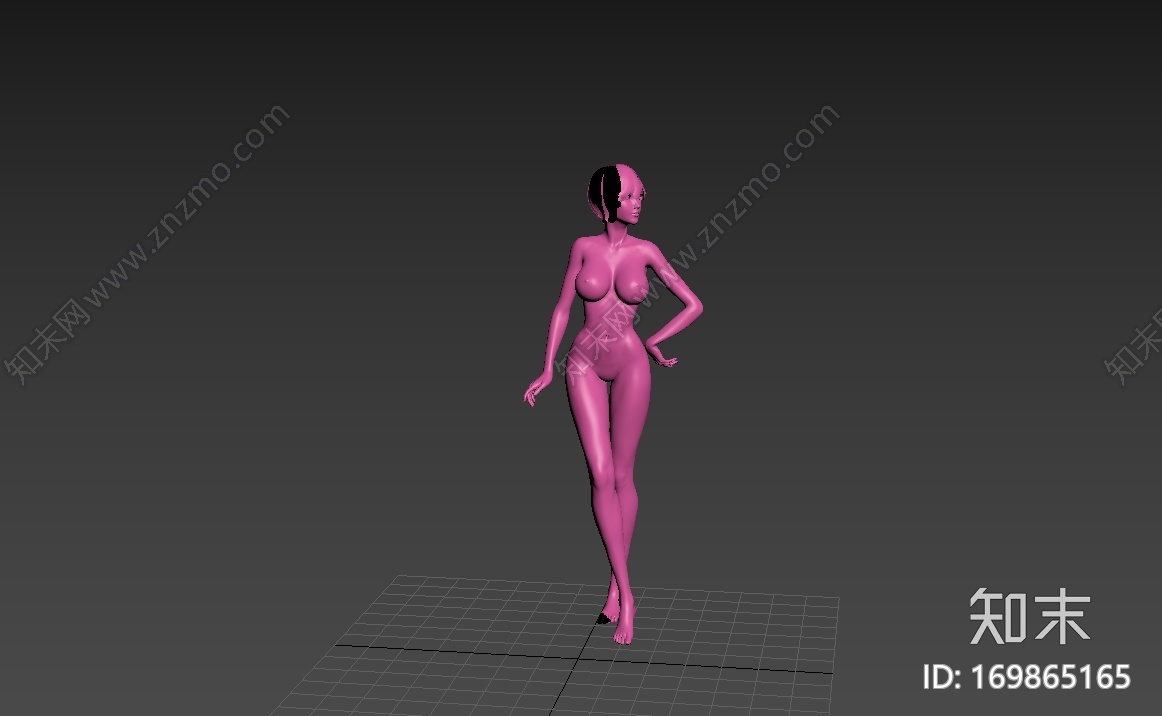 美女3d打印模型下载【ID:169865165】