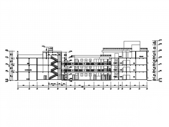 [宁德]某四层12班幼儿园建筑施工图cad施工图下载【ID:165738183】