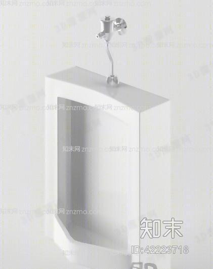 小便斗63D模型下载【ID:42223718】