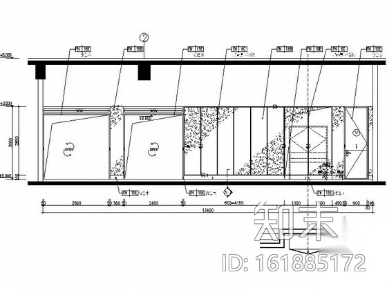 [河北]某五星级豪华酒店总统套房室内装修图（含效果）施工图下载【ID:161885172】