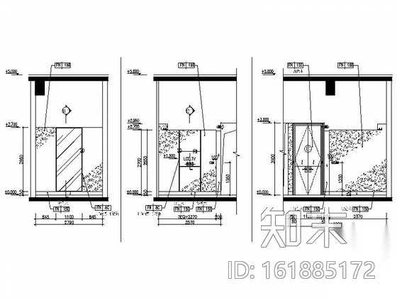 [河北]某五星级豪华酒店总统套房室内装修图（含效果）施工图下载【ID:161885172】