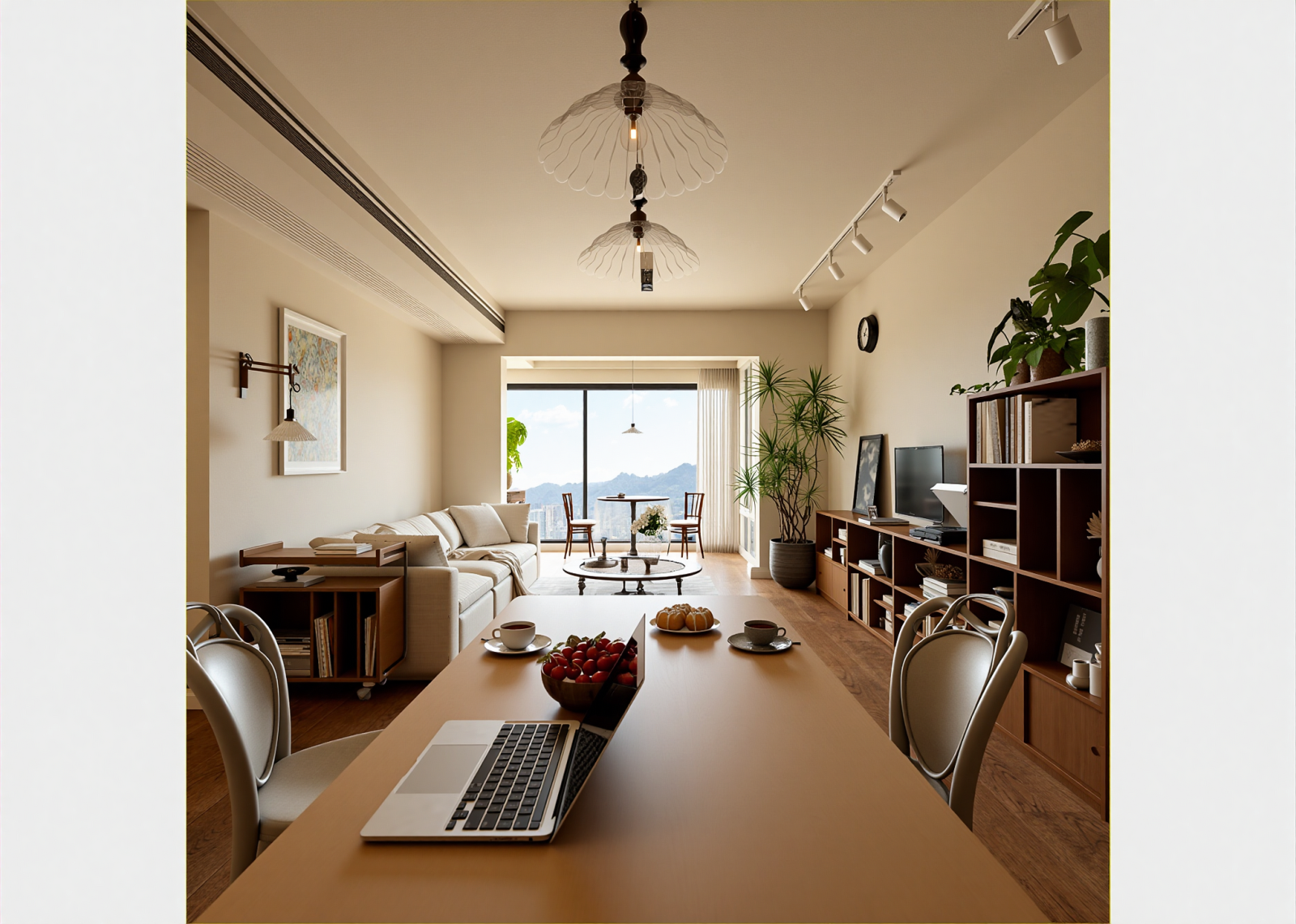 北欧客餐厅3D模型下载【ID:1214789628】