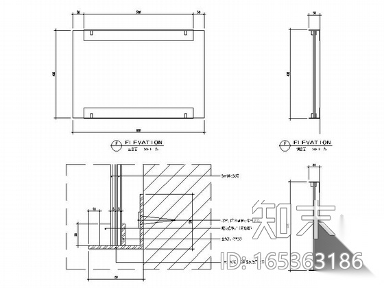 [上海]开发新区现代陈列馆室内装饰设计施工图cad施工图下载【ID:165363186】