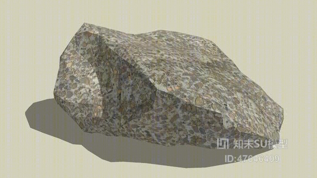 石头SU模型下载【ID:47646409】
