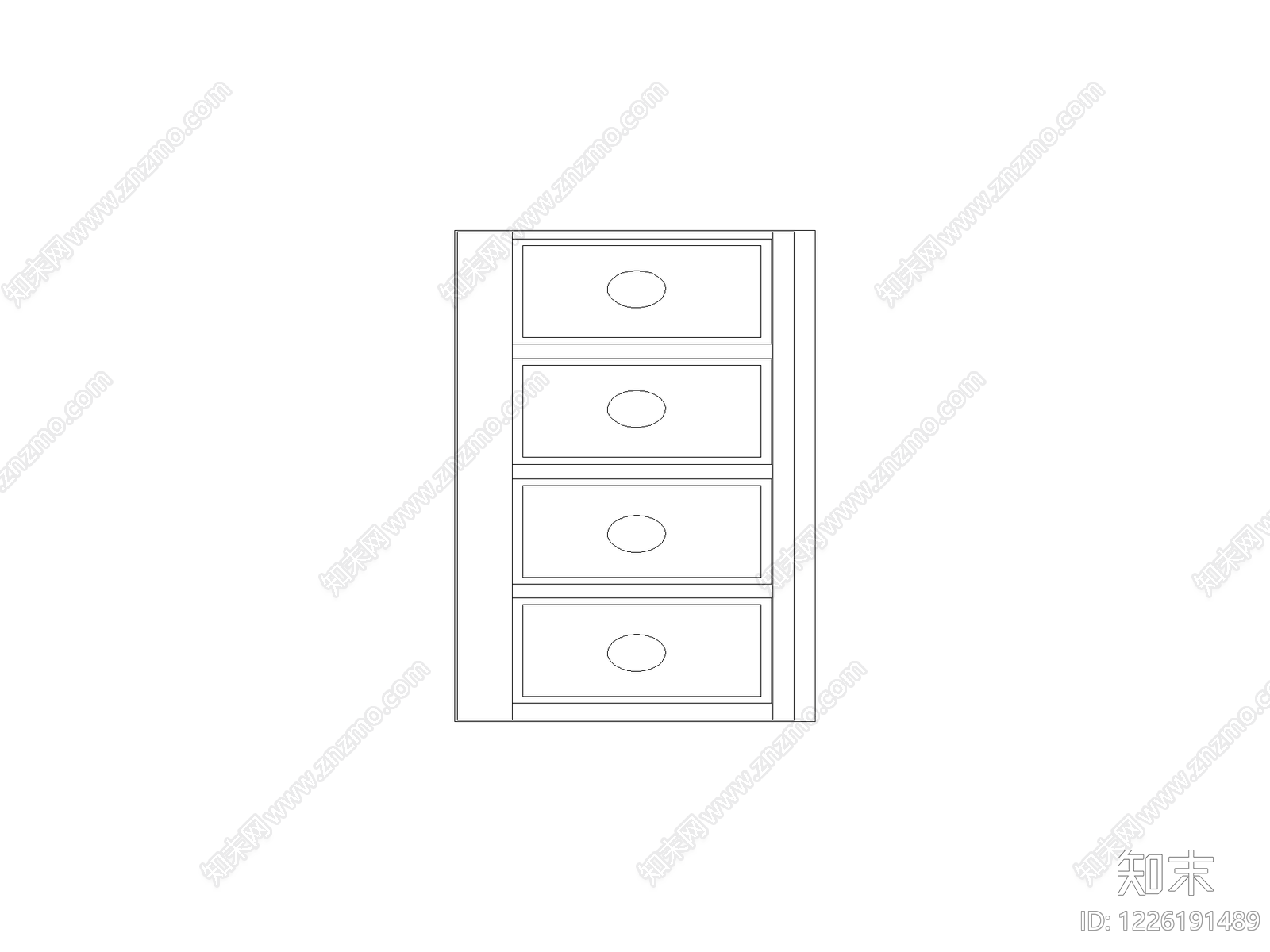 柜子cad施工图下载【ID:1226191489】