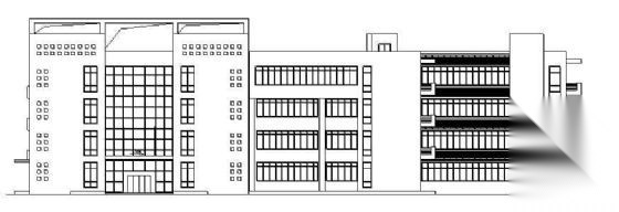 广州四层医院病房楼建筑施工图cad施工图下载【ID:151593159】