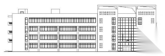 广州四层医院病房楼建筑施工图cad施工图下载【ID:151593159】