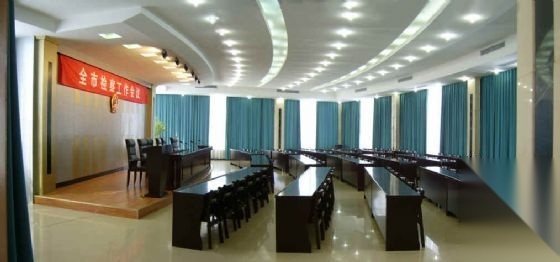 某检察院会议室装修图（含实景）cad施工图下载【ID:160419115】