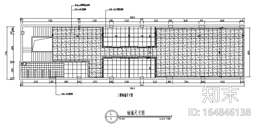 英伦风网吧网咖室内空间设计施工图（附效果图）施工图下载【ID:164846138】