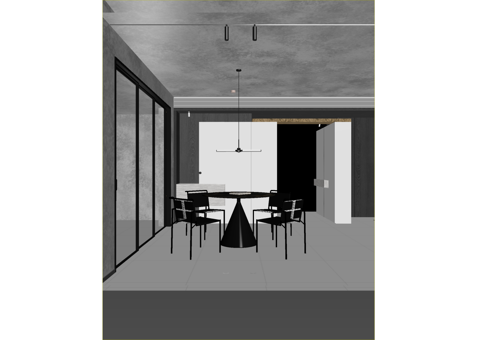现代咖啡厅3D模型下载【ID:1214982427】