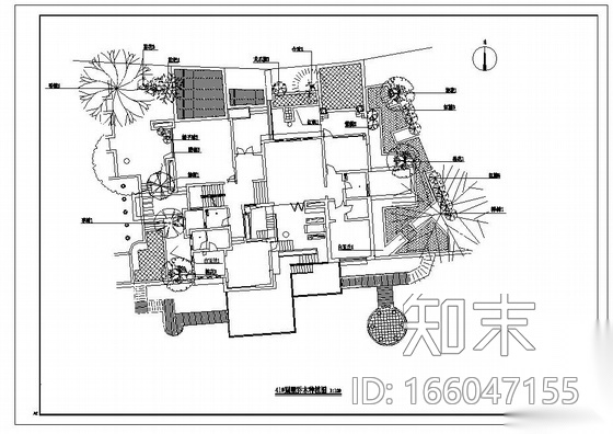 庭院种植设计施工图cad施工图下载【ID:166047155】