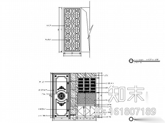 10人KTV包厢室内装修设计图cad施工图下载【ID:161807189】