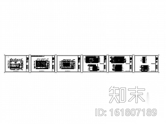 10人KTV包厢室内装修设计图cad施工图下载【ID:161807189】