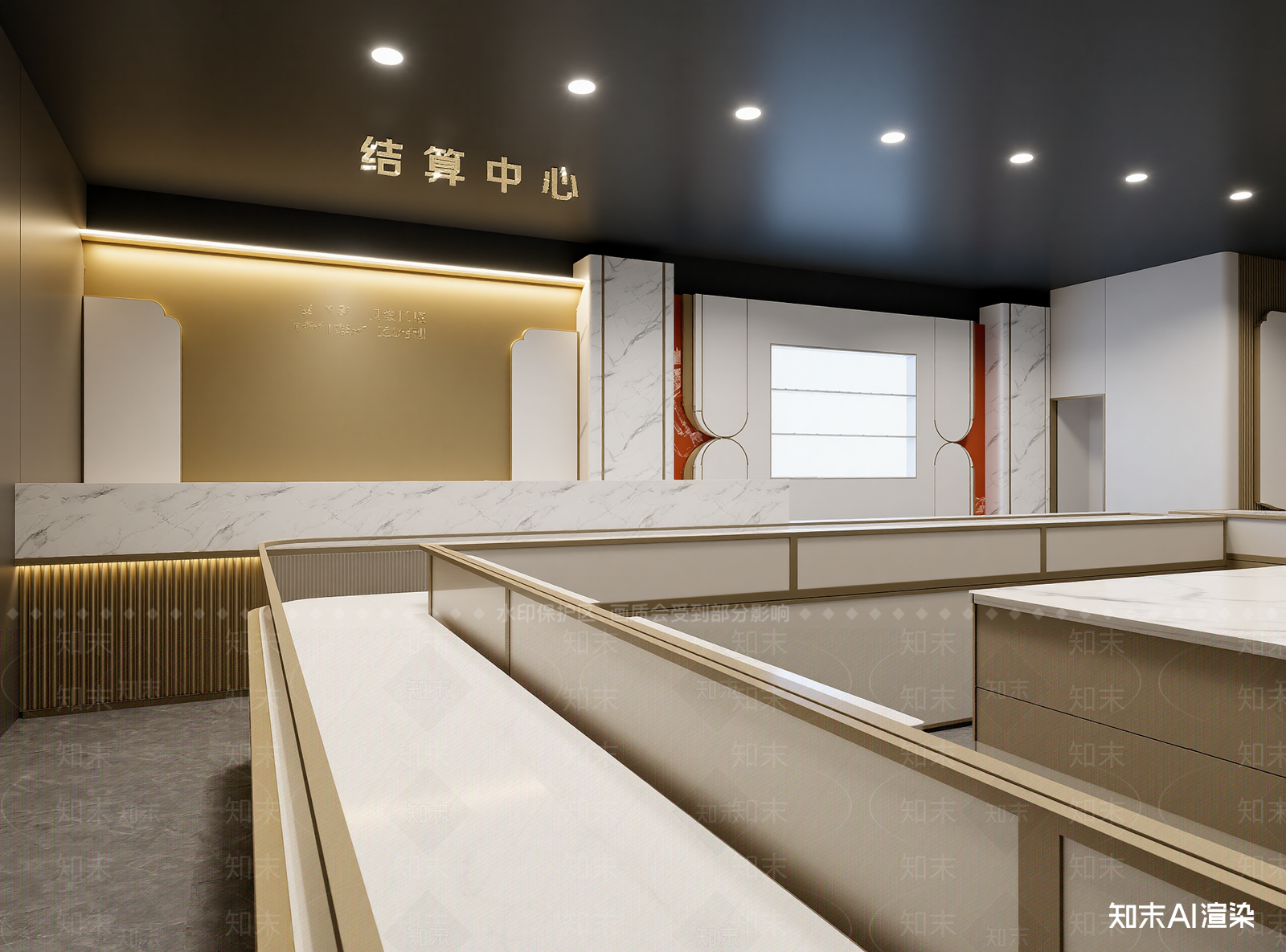 现代售楼处3D模型下载【ID:1214178354】
