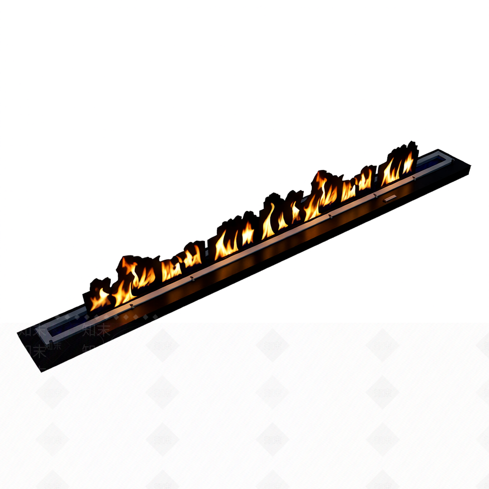 长条火焰壁炉组件3D模型下载【ID:1206188754】
