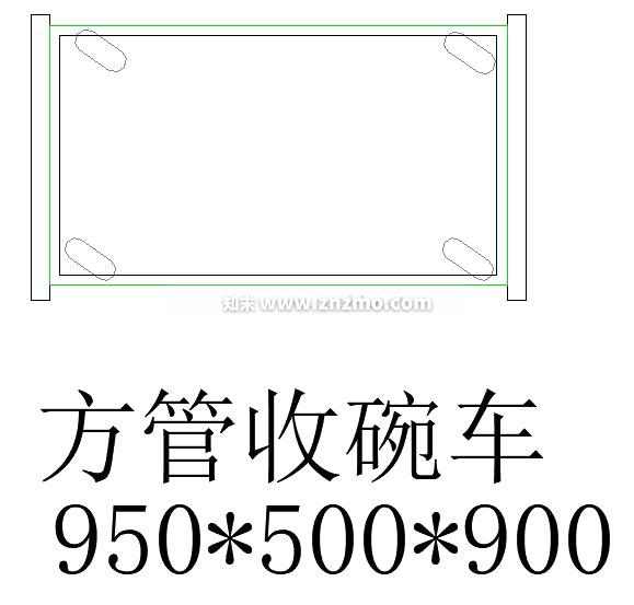 收碗车cad施工图下载【ID:178036146】