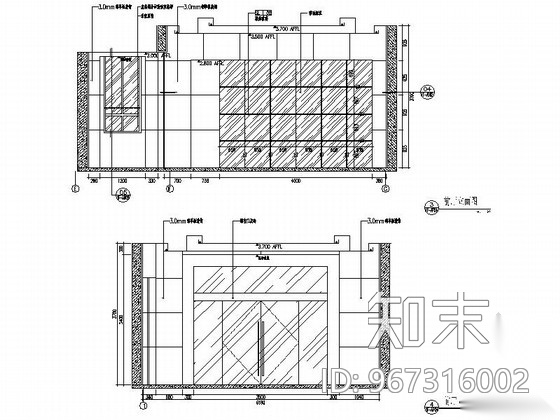 [湖南]中国规模最大控股通信集团现代办公楼装修施工图cad施工图下载【ID:967316002】