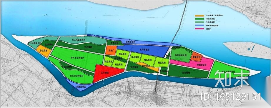 [江苏]南京江心洲农业生态旅游度假区规划策划(文化，长...cad施工图下载【ID:165129151】