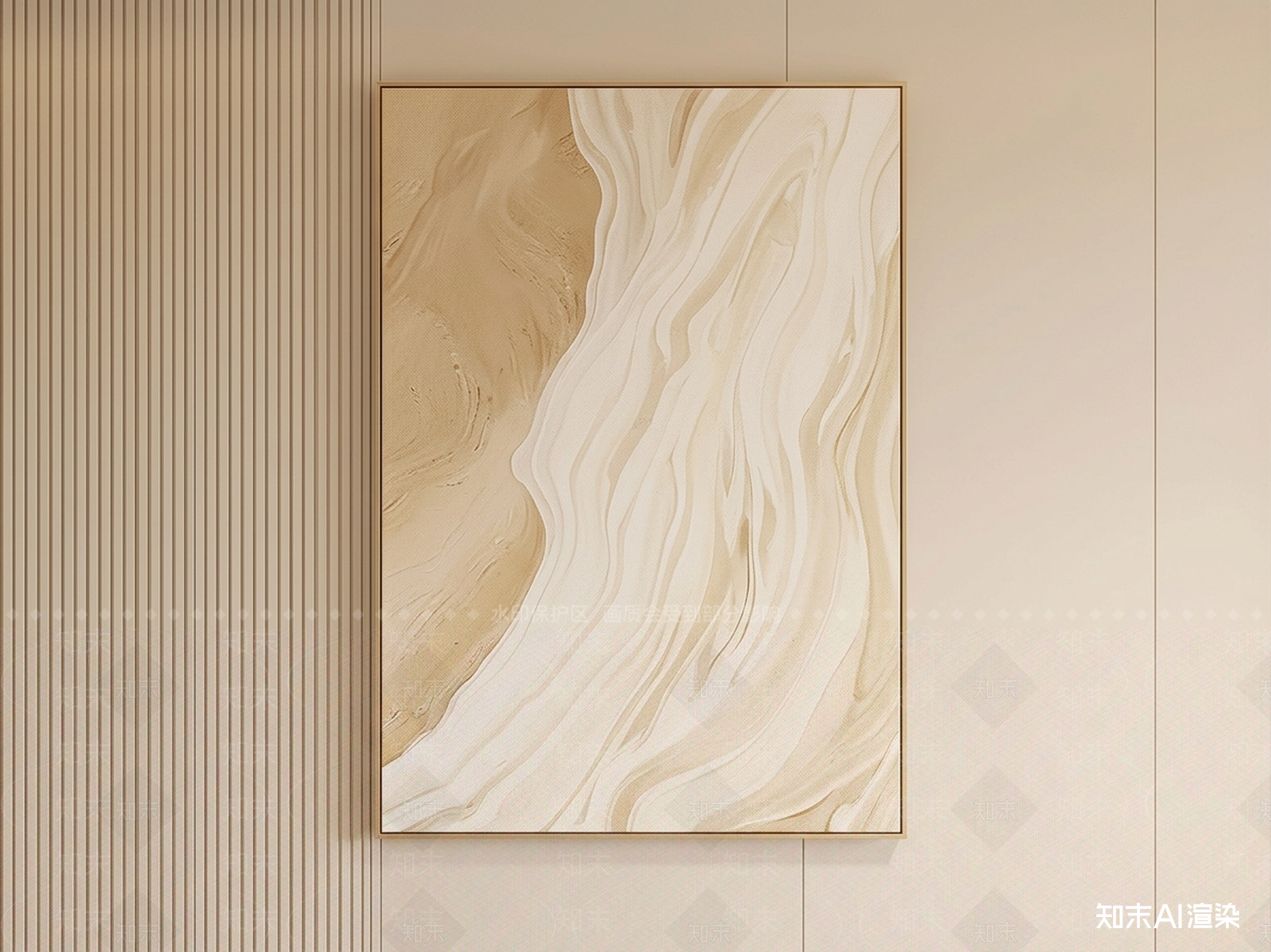 大幅抽象挂画挂画SU模型下载【ID:1227329212】
