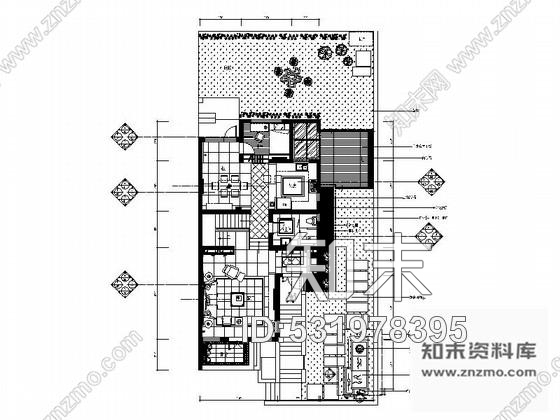 施工图江苏时尚现代风格三层别墅室内装修施工图含效果cad施工图下载【ID:531978395】