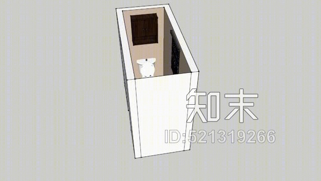 小浴室SU模型下载【ID:521319266】