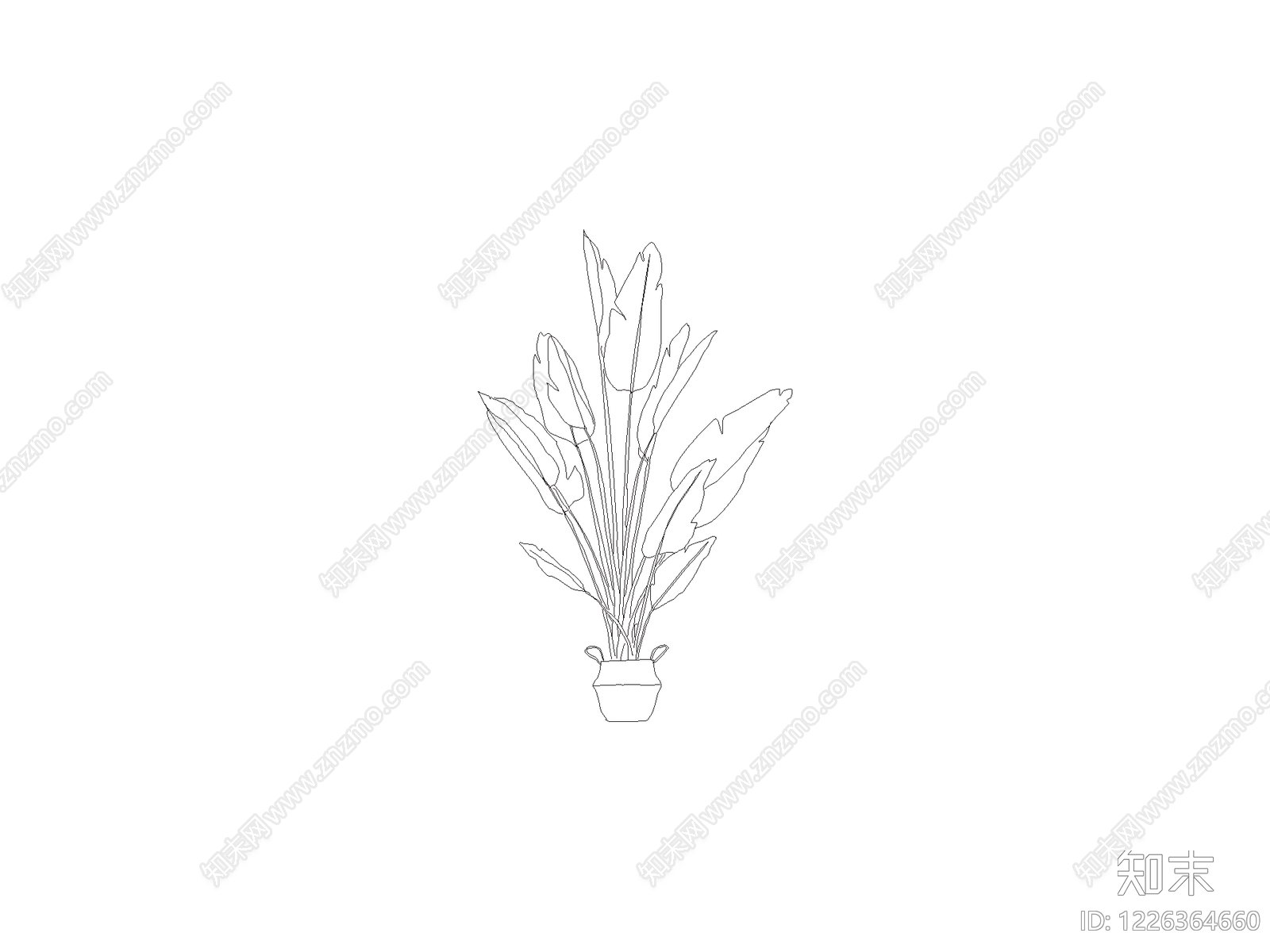 绿植cad施工图下载【ID:1226364660】