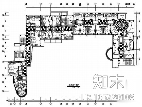 [海南]某现代时尚国际酒店夜总会室内装修施工图（含动画...cad施工图下载【ID:165720108】