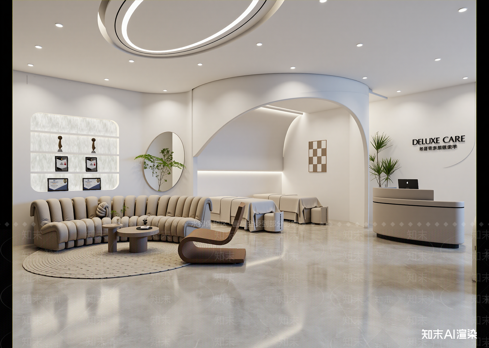 现代美容院3D模型下载【ID:1214674323】