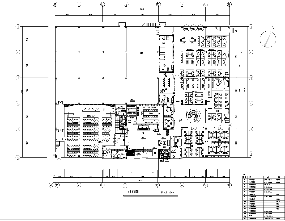 [广东]佛山阿波罗总部办公楼施工图及实景图cad施工图下载【ID:161781198】