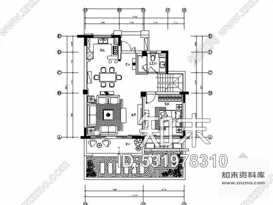 施工图上海松江区新装饰主义两层别墅样板间装修施工图含实景cad施工图下载【ID:531978310】