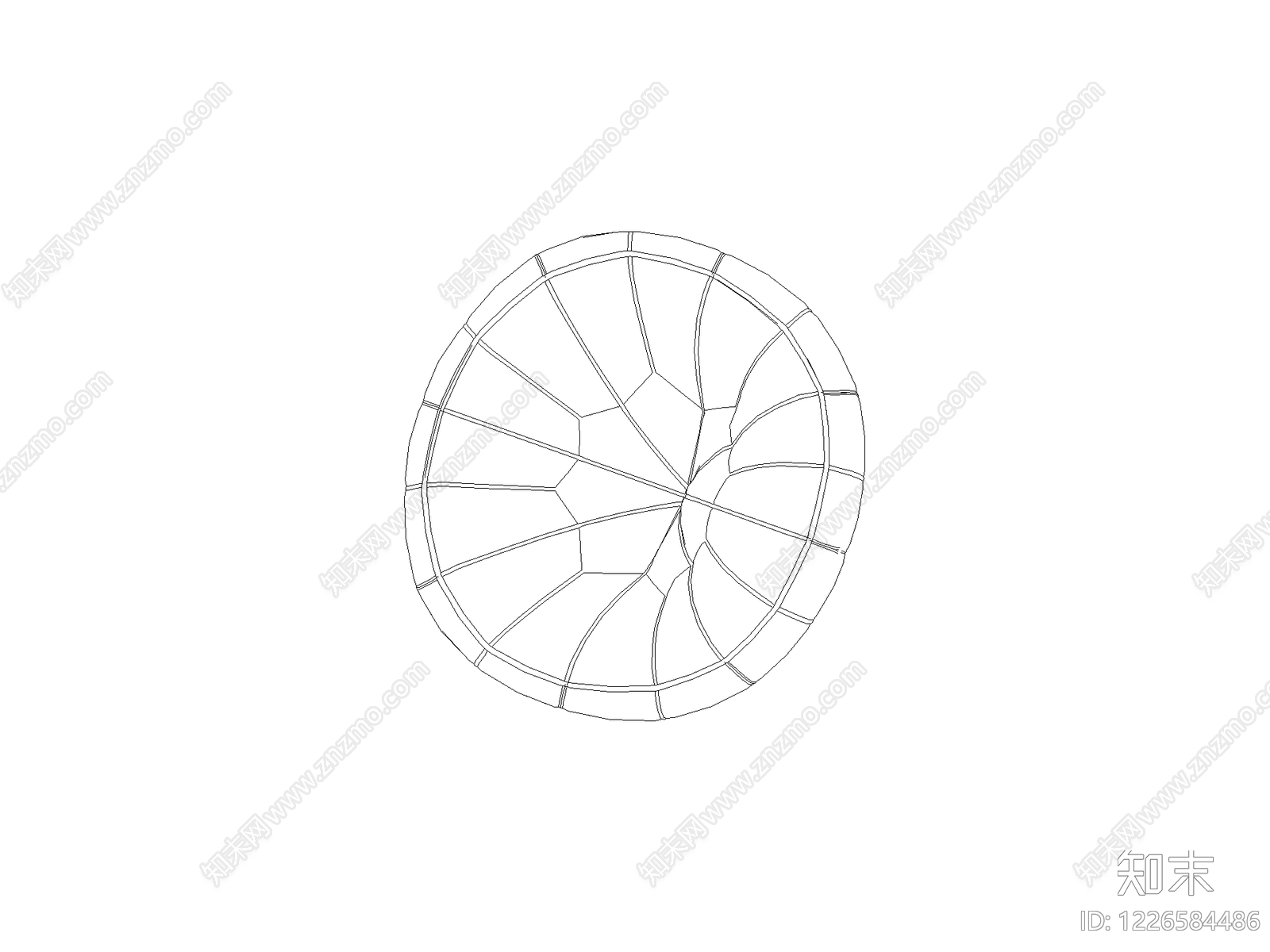现代填充图案CAD图纸