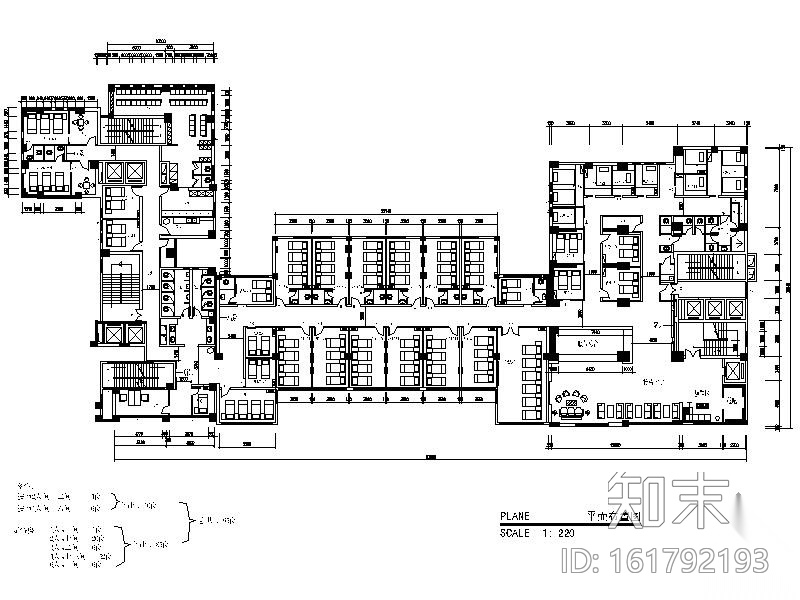 某奢华足浴城室内装修图（含效果）施工图下载【ID:161792193】