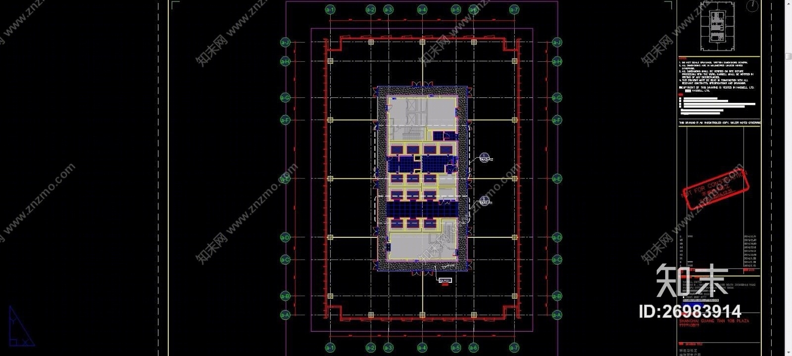 上海市虹口区四川北路4街坊108地块（CAD施工图纸）cad施工图下载【ID:26983914】