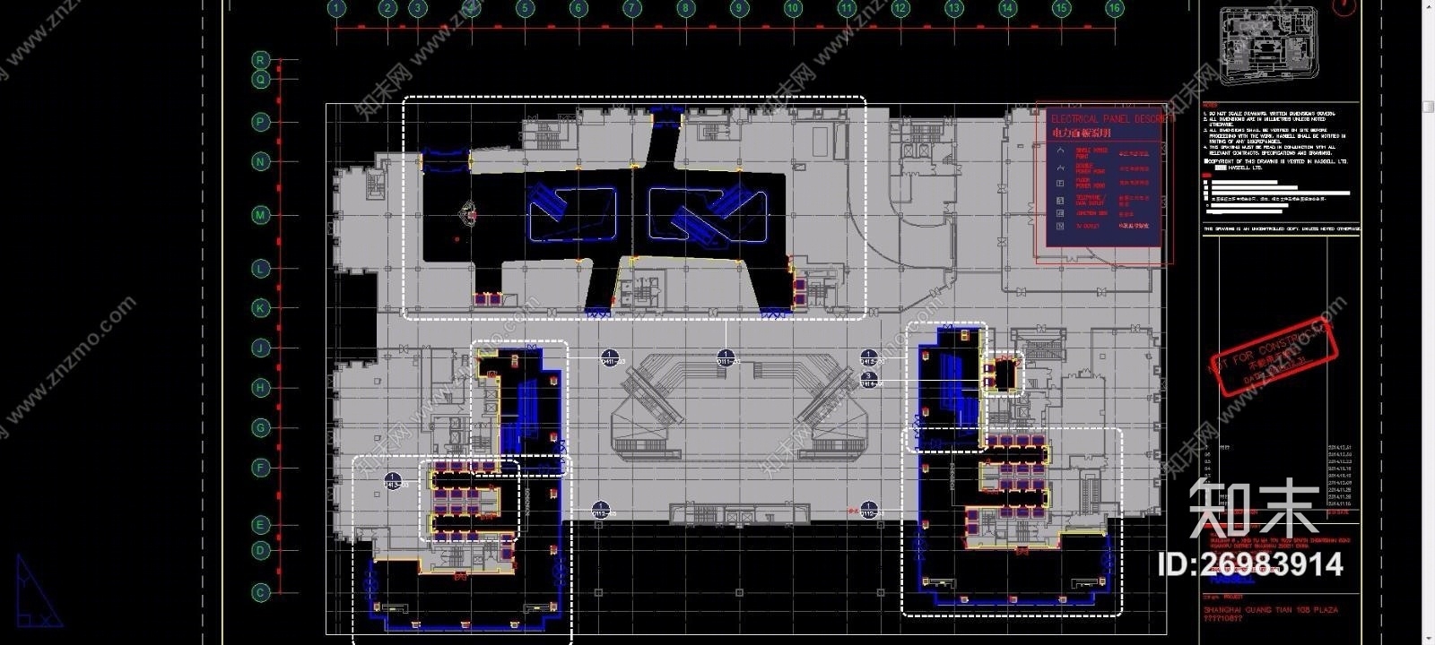 上海市虹口区四川北路4街坊108地块（CAD施工图纸）cad施工图下载【ID:26983914】