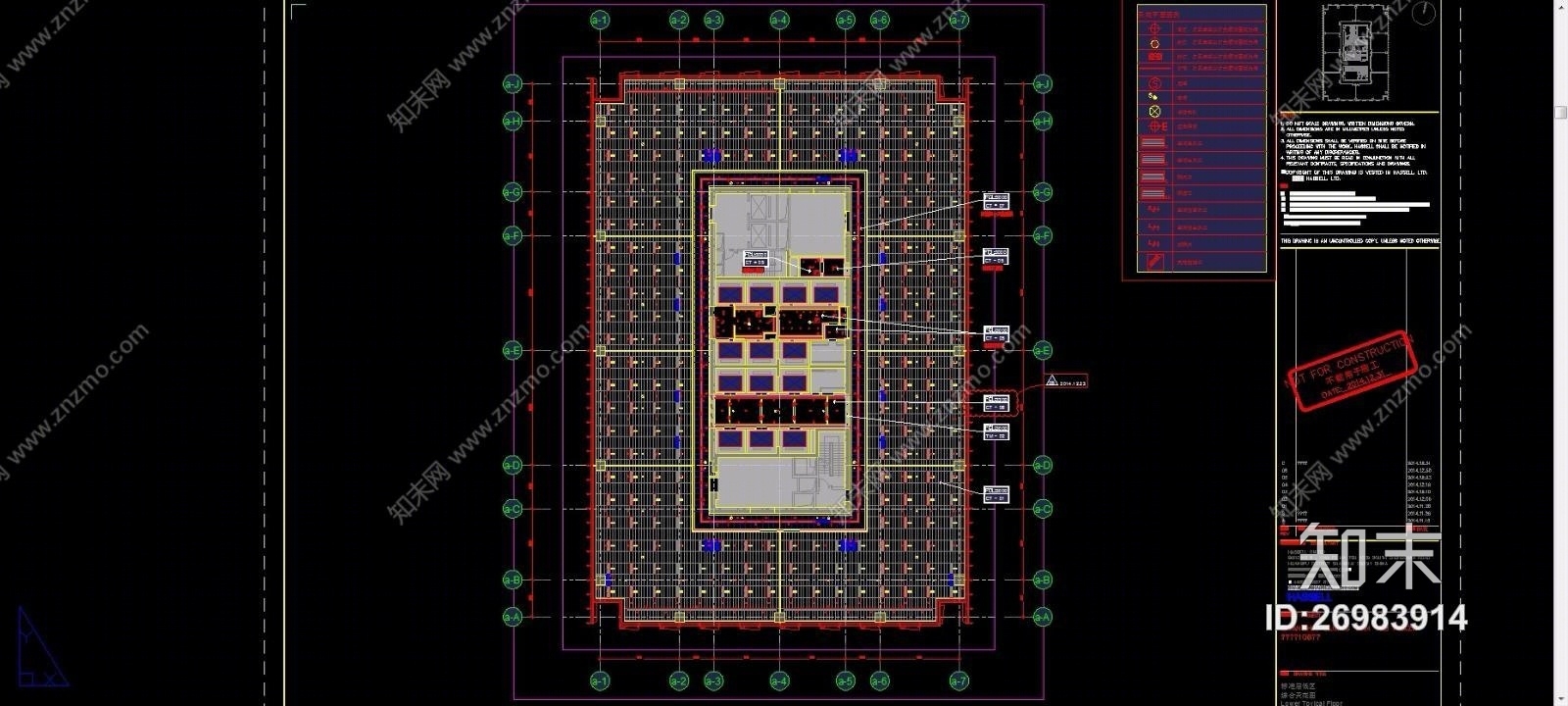 上海市虹口区四川北路4街坊108地块（CAD施工图纸）cad施工图下载【ID:26983914】