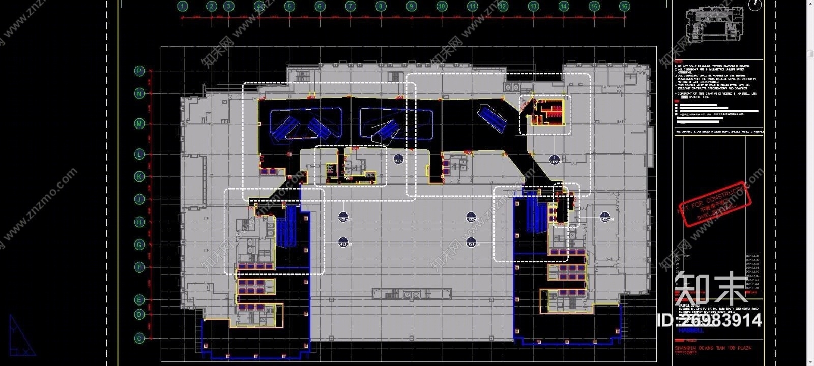 上海市虹口区四川北路4街坊108地块（CAD施工图纸）cad施工图下载【ID:26983914】