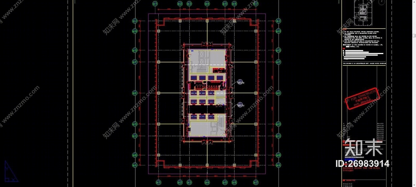 上海市虹口区四川北路4街坊108地块（CAD施工图纸）cad施工图下载【ID:26983914】