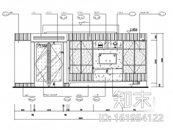 [成都]五星级酒店中餐包间室内施工图cad施工图下载【ID:161954122】