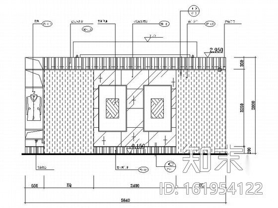 [成都]五星级酒店中餐包间室内施工图cad施工图下载【ID:161954122】