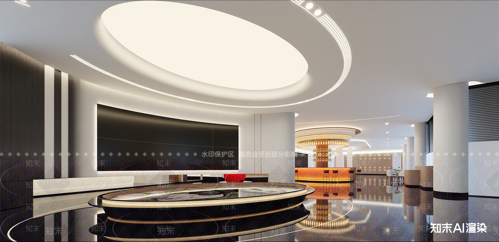 现代售楼处SU模型下载【ID:1216072799】